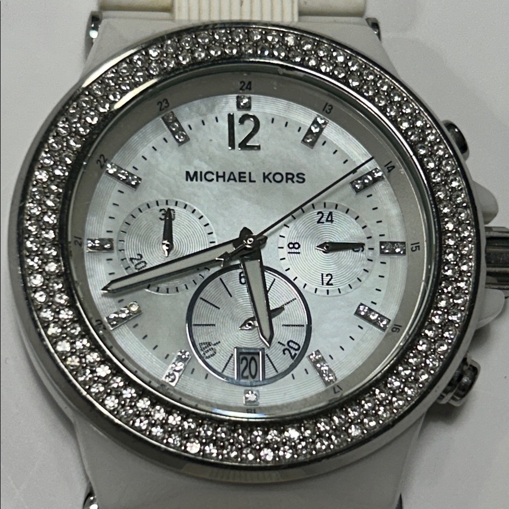 Michael Kors Bel Aire MK5392 Ceramic Chronograph 43mm w/crystals watch